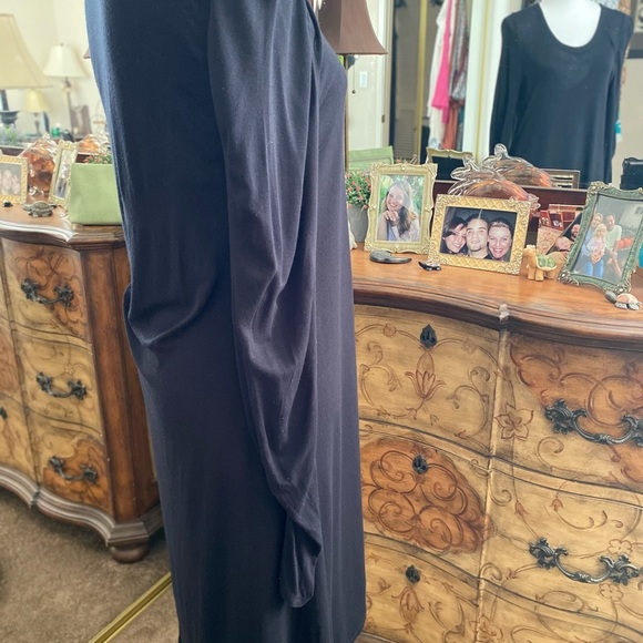 Eileen Fisher Black Long Sleeve Dress Timeless Elegance - Picture 8 of 12